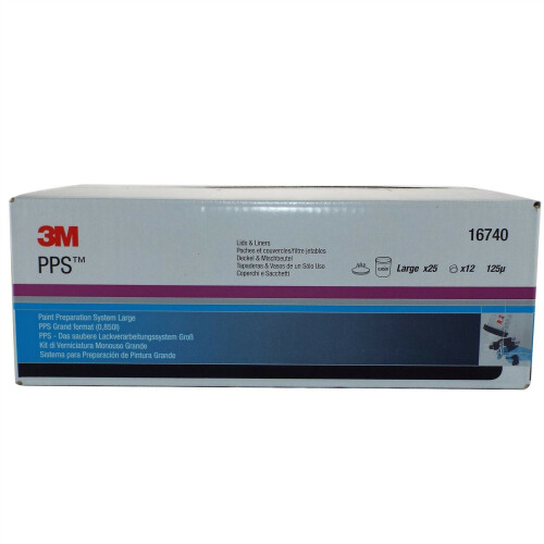 3M 3M Pk25 PPS Lge 125mu Lids 2
