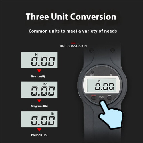 High Precision Digital Force Gauge 500N Push Pull Tester Dynamometer for Tension Compression Testing 1