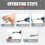 Electrician Wire Stripper Bit Kit Quickly Stripping Electric Wire Peeling Machine for Drill Driver Wire Stripping Tool 4