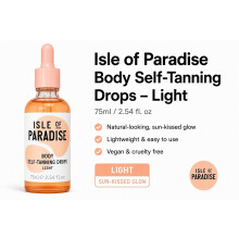 Isle Of Paradise Body Self-Tanning Drops Light 75ml