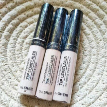 (2) Concealer Liquid Cover Spots Face Acne Scars Pen Cream Powerful Dark Circles Lightweight Natural 23ml