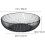 Schwarzer Obstkorb 28 x 7,5 cm, Metallkorb 4