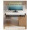 Desktop Extension Board Drawer Slide Rail No Punching Broader Support Bracket Rack Adjustable Height H-Shaped Universal 6