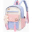 New children's school backpack student backpack Color: Red/Type: 5