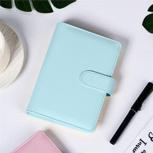 A6 Binder Refillable Planner Notebook PU Leather Binder Journal with Pockets, Dividers, Refill Paper 1