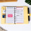 A6 Binder Refillable Planner Notebook PU Leather Binder Journal with Pockets, Dividers, Refill Paper 5
