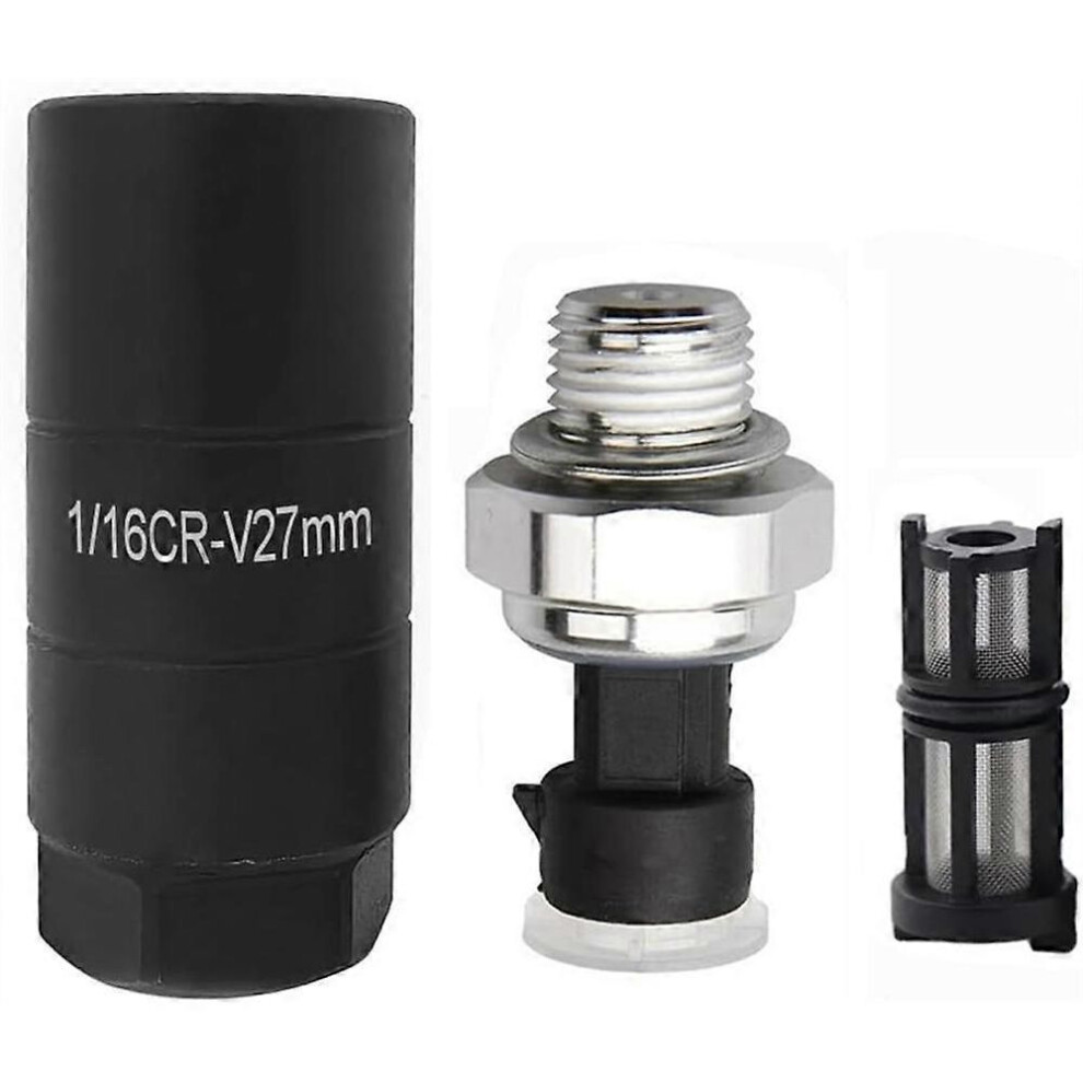 12677836 Oil Pressure Sensor And Socket For Chevy Silverado 1500 2500 3500 Express Corvette Suburban Avalanche Impala 7683381104449