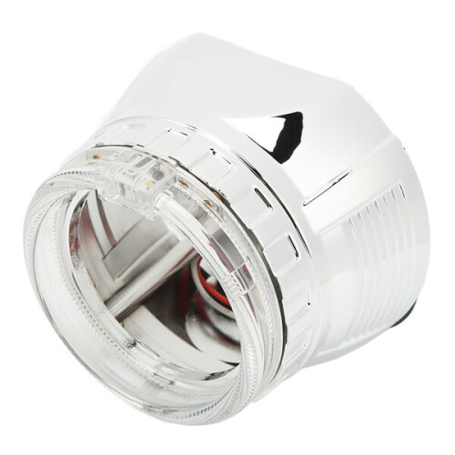 Headlight trim ring cover, 2.5 inch, white 2