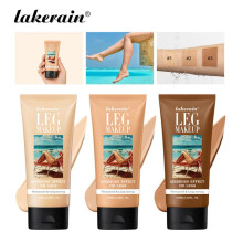 (2) Leg Makeup Deep Brown Skin Tone Body Bronzer 100ml Waterproof Long-Lasting Natural Coverage