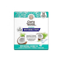 Natural Coconut Oil Teeth Whitening Strips Alcohol-Free Formula for Sensitive Teeth