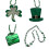stuks Saint Patrick's Day-kettingen PHRL40029 2