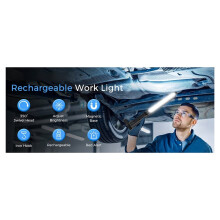 Akumulatorowe Lampy Robocze, Przenośne, Magnetyczne Światło LED z Jasną Diodą LED O Mocy 750 Lm/Baterią 2200 MAh, do Naprawy Pod Maską