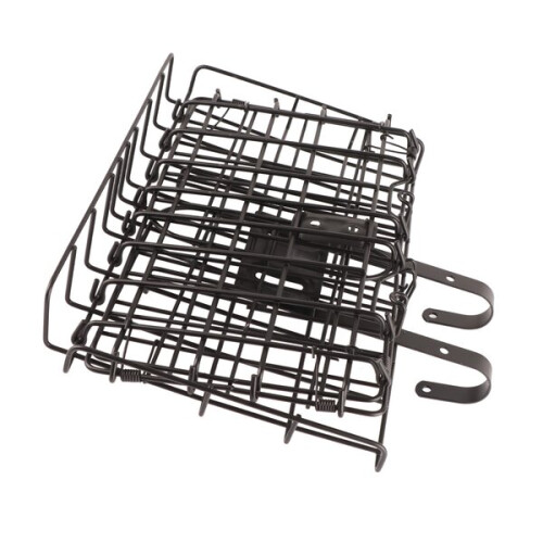 Cesta de bicicleta, preta, resistente, 1 unidade 2