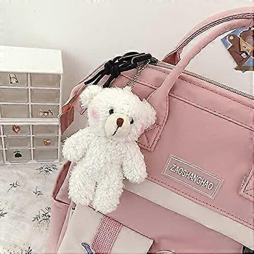 Damen- und Mädchenrucksack mit Teddybär-Clip 1
