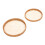 Assiette à collations, coquille blanche, deux pièces 3