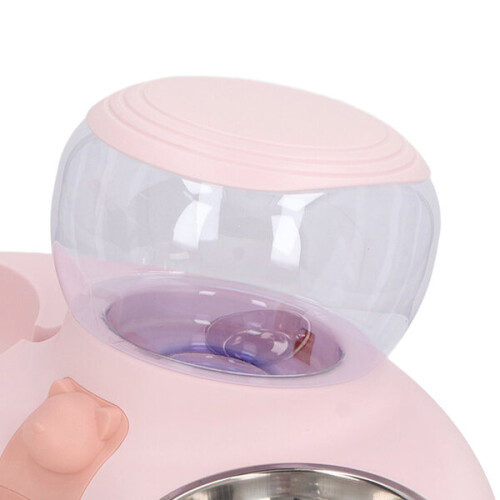 Ciotola doppia CatDogBowl rosa 2