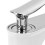 Mitigeur de lavabo monotrou, noir, argent 3