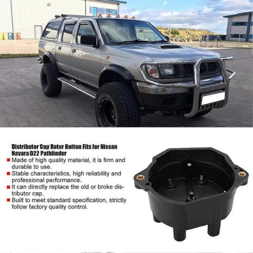 Tampa do distribuidor com rotor e botão compatíveis com Nissan Navara D22 Pathf 2