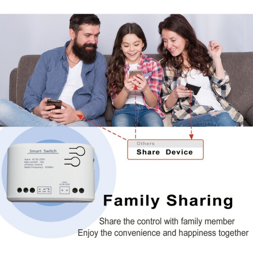 Intelligent WiFi Access Control Relay for  Module, Remote Control, Self-Locking, Interlocking, and Timing Module 1