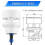 0-45m/S Ultrasonic Wind Speed and Direction Sensor Module Detection Weather Station Transmitter Output RS485 10
