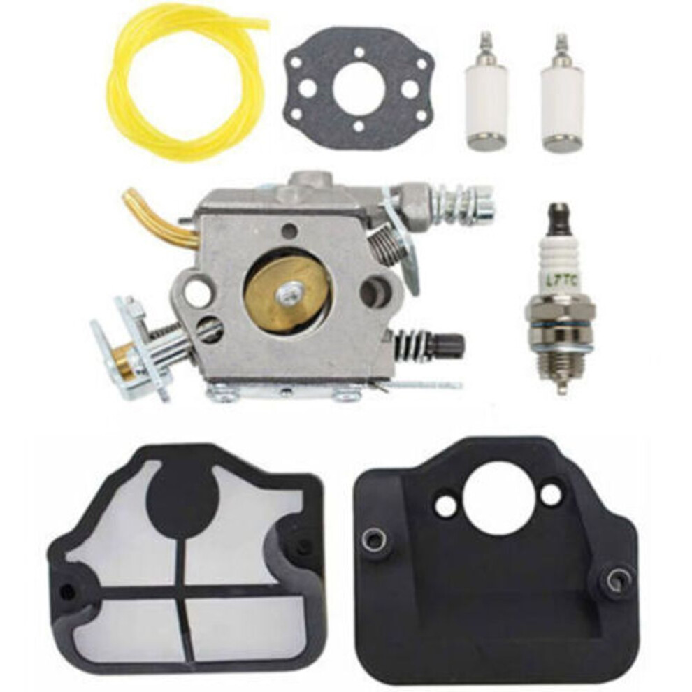 Husqvarna 36 41 136 137 141 142 Carburetor Kit For Wt-834 Wt-657 Wt-529 Wt-289 Wt-285 Wt-239 Wt-202, Replaces 530071987 530019172 530035482, 8046441577109