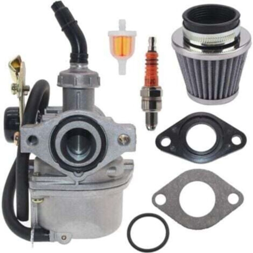Compatible With Pz19 Carburetor For Taotaoatv 50Cc 70Cc 90Cc 110Cc 125Cc Chinese 4-Stroke Quad Bikes, Go-Karts, Pit Bikes, And Dirt Bikes. 4188790681862