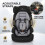 Alivio Adjustable Padded Car Seat for Toddlers 4