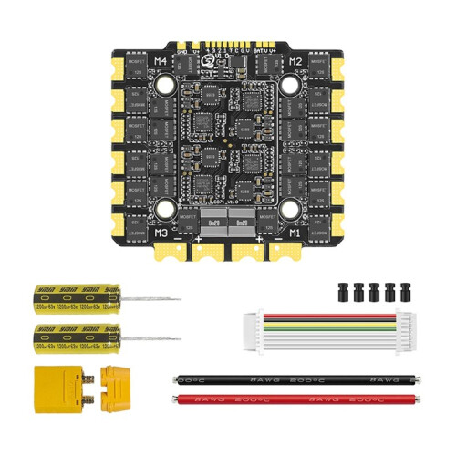 SEQURE E130 G2 4-12S 130A 4EN1 ESC avec Firmware AM32 pour Drones FPV de Course, Kit ESC 12S AM32