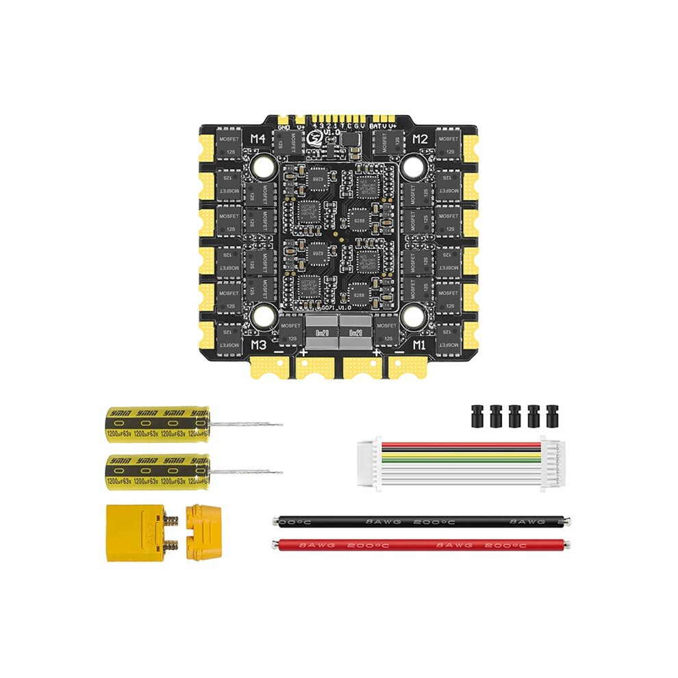 Sequre E130 G2 4-12S 130A 4In1 Esc With Am32 Firmware For Fpv Drones Racing Esc Kit 12S Am32 4711801838902