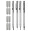 4 Pack Tungsten Carbide Scribe Pen with Magnet & 20 Replacement Tips, Scriber Marking Tool with Knurled Aluminum Handle 1