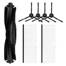 Accessoires pour Aspirateur Robot Auto-Nettoyant pour Ultenic T10 Brosse Principale Brosse Latérale Filtre Hepa (7 Pièces)