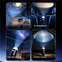 12 Images USB LED Night Light Projection Lamp Adjustable Focus 360 Rotation Support for Car/Bedroom/Kids' Gifts
