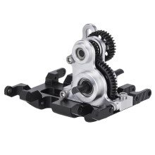 Aluminium Mikro-Typ Getriebe mit Delrin Gleitplatte für 1/24 RC Crawler SCX24 AX24 Kompakt COMP Chassis Rigs