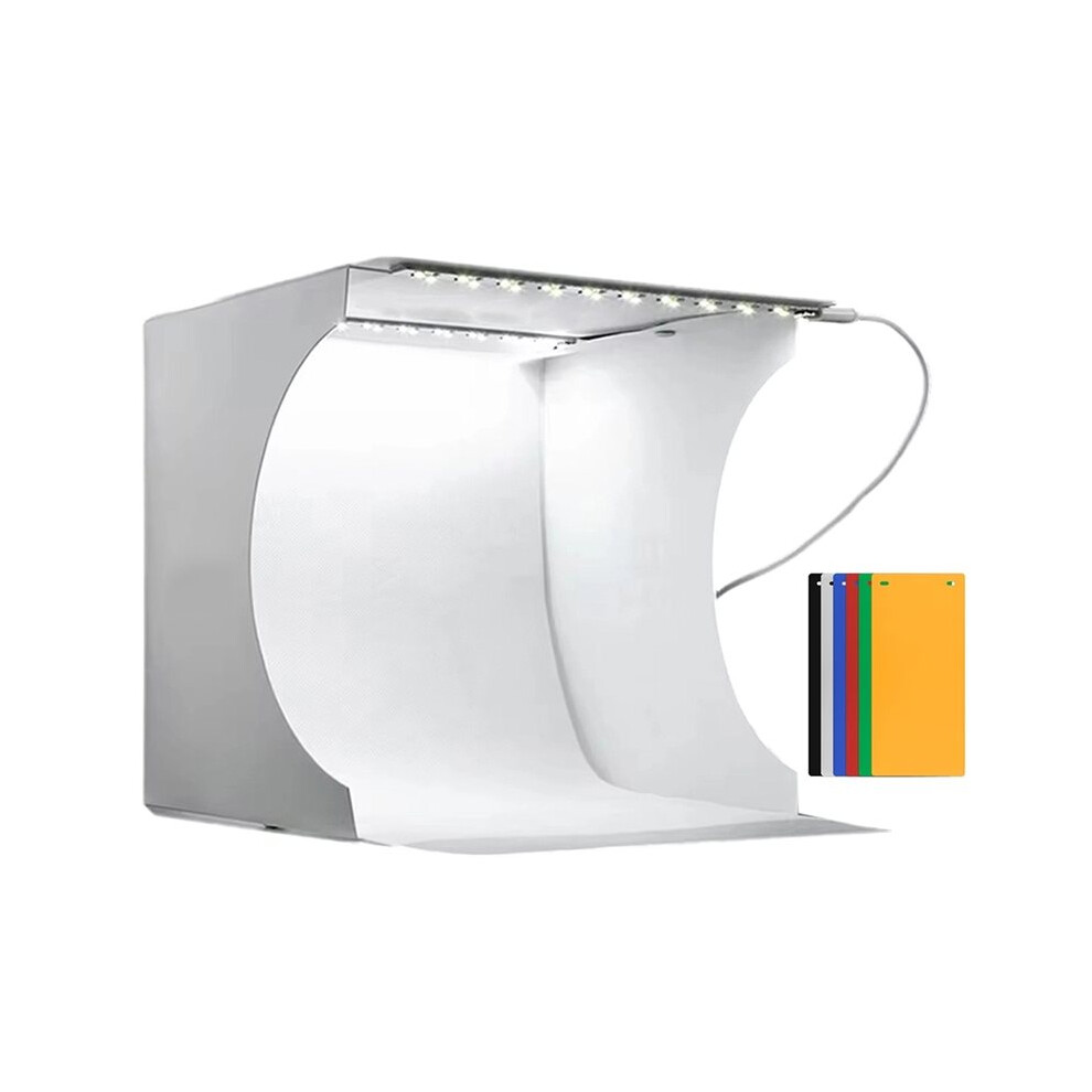 Folding Photobox Photography Led Room Photo Studio Tent Box With 6 Colors Backdrops Photobox Light 4713560165527