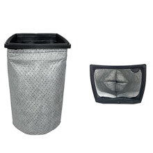 6-Pack CH3000 Cloth Filter Bag Replacement Parts for Porta Power Swingette S1015 S1029 CH3000Commercial Canister