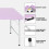 125cm Portable Heavy Duty Folding Table with Handle, Adjustable Height Foldable Table, Multi-Functional Fold up Table for Camping Picni 2