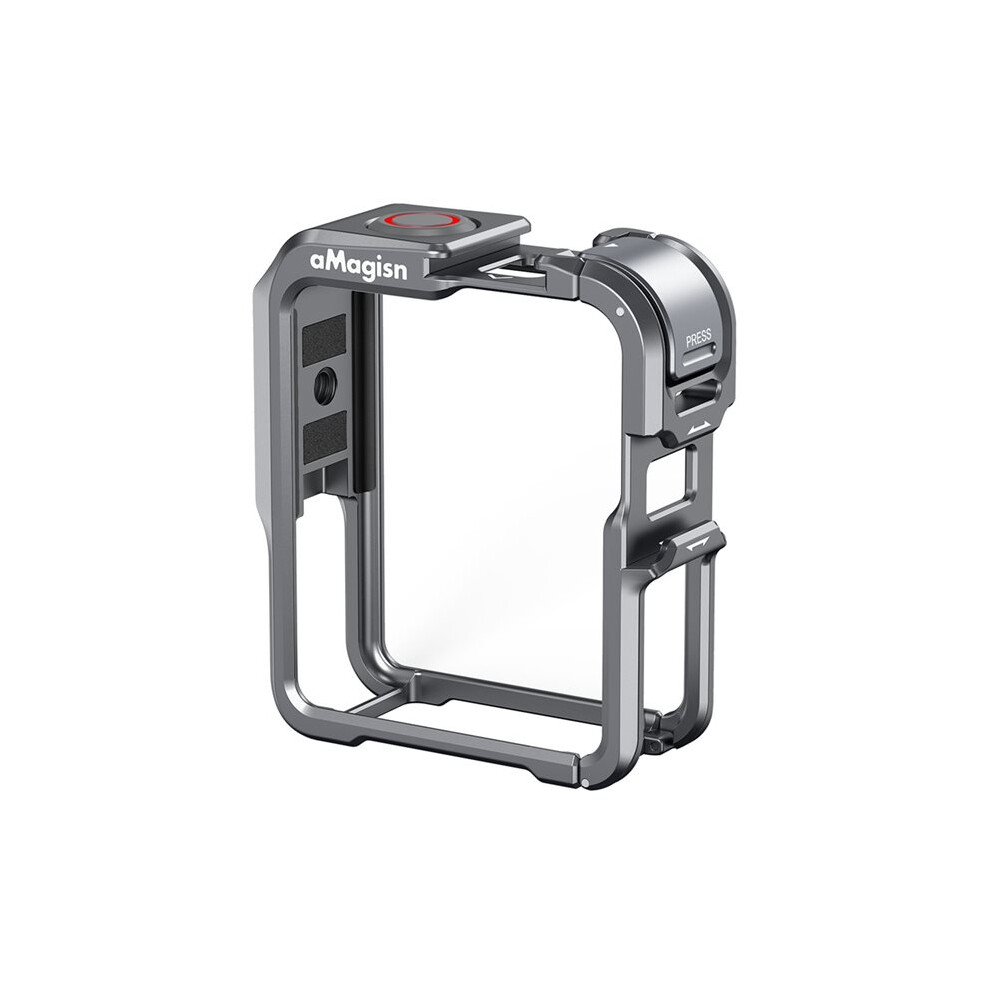 Amagisn Metal Cage For Osmo Camera With Cold Shoe Aluminum Alloy Frame Protective Shell Case Accessories 6031501337269