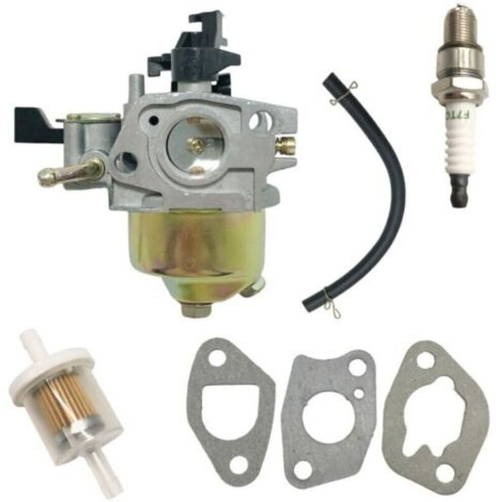 Gxv160 Carburetor For Honda Gxv160 Hr215 Hrm215 Hrb215 Hr194 Hra214 Hrb215 Lawn Mower, With Air Filter, Spark Plug, Replacement 16100-Zg9-M1 3617027761936