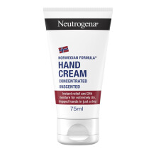 Neutrogena Norwegian Formula Hand Cream Concentrated Unscented (1 x 75ml), For Immediate and Lastin