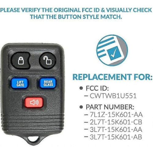 High Quality Brand New Keyless Entry Remote Car Key 2