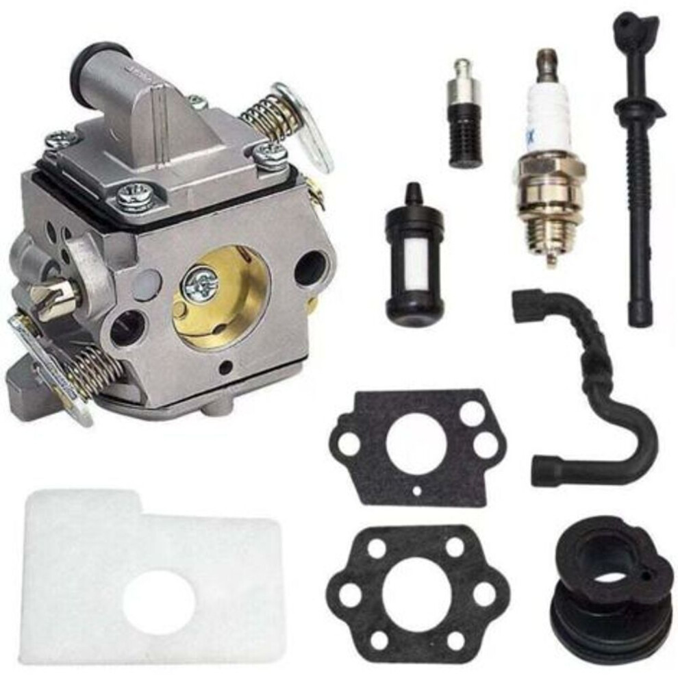Ms170 Ms180 C1q-S57a Carburetor Kit For Stihl 017 018 Ms 170 180 180C Ms170 Ms180 Ms170c Ms180c Chainsaw/Lawnmowers With Air Filter Tune Up Kit 8124084321737