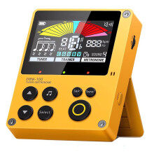 DBM-100 Metronom-Tuner, Wiederaufladbares 3in1 Digitales Metronom mit Trainer-Rhythmusmodus