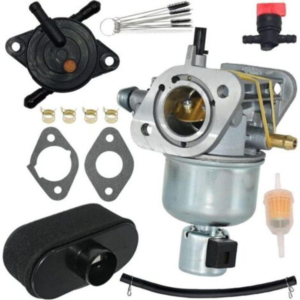 Compatible With Carburetor 15004-0818 With Air Filter And Fuel Pump For Kawasaki Engine Specific Fs481v Fh580v Fs541v Fr600v Fs600v 15004-08 3245834544390