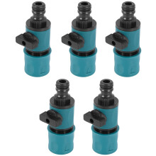 Valvola di Plastica con Connettore Rapido Agricoltura Irrigazione Giardino Prolunga Tubo di Irrigazione Raccordi per Tubi Tubo Adattatore Interruttore