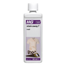 HG Stain Away 7 Rust, Stain Remover for Stubborn Rusty Marks, Erases Stains from Clothes, Tiles, Fl