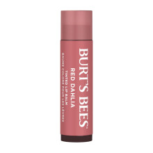 Burt's Bees Tinted Lip Balm Red Dahlia, Moisturising Lip Tint With Shea Butter, 100% Natural Origin