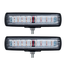 1 Set/2 Stück 9-LED-Warnleuchte mit Ultra-Konzentrierter Leuchtkraft für Gabelstapler, Signalleuchte für Gerade Sicherheitsbereiche