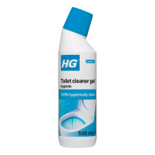 HG Toilet Cleaner Gel | Removes Limescale Stains from WC Bowls | 500ml