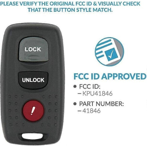 High Quality, Brand New, Replacement For New Keyless Entry Nu 2