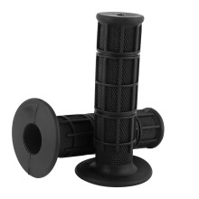 1 Pair of 22 25mm 7/8in Universal Silicone Motorcycle Handlebars Hand Grips New (Black)